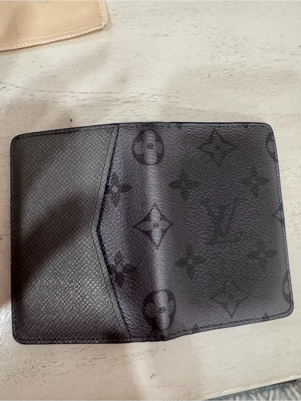 Men's LV grey/silver Monogram Pocket Organizer